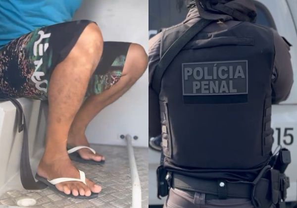 Policiais penais cumprem mandado de prisão de foragido na Linha Verde