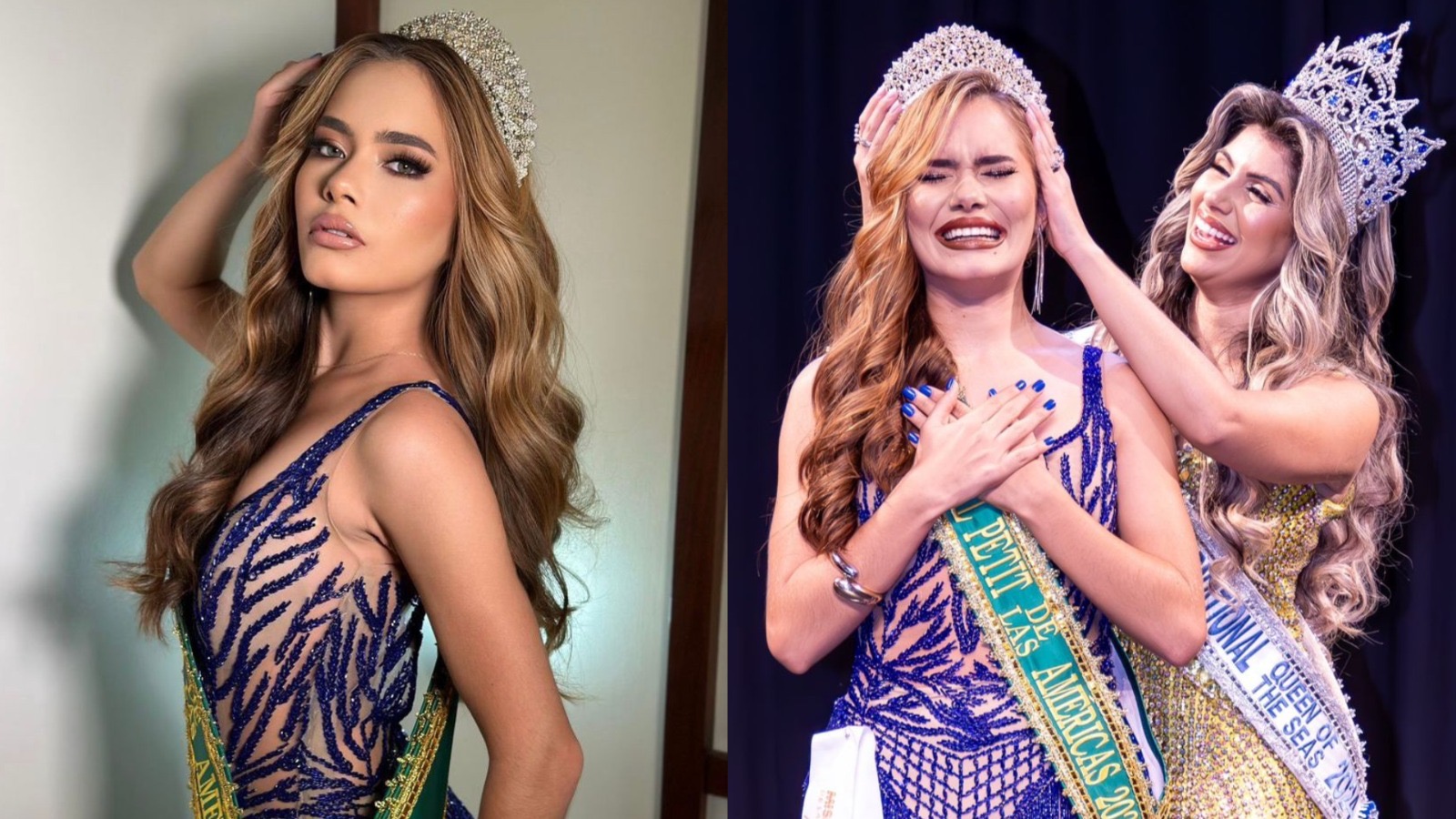 De Feira de Santana, Áila Teixeira é coroada como Miss Pétit de Las Americas 2025