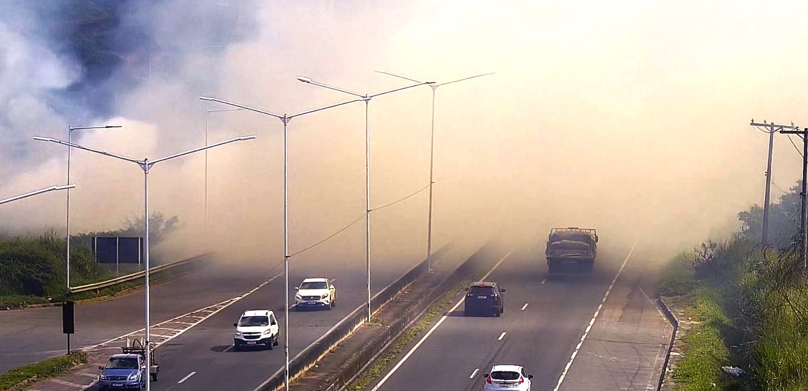 PRF alerta sobre o risco de queimadas às margens das rodovias federais