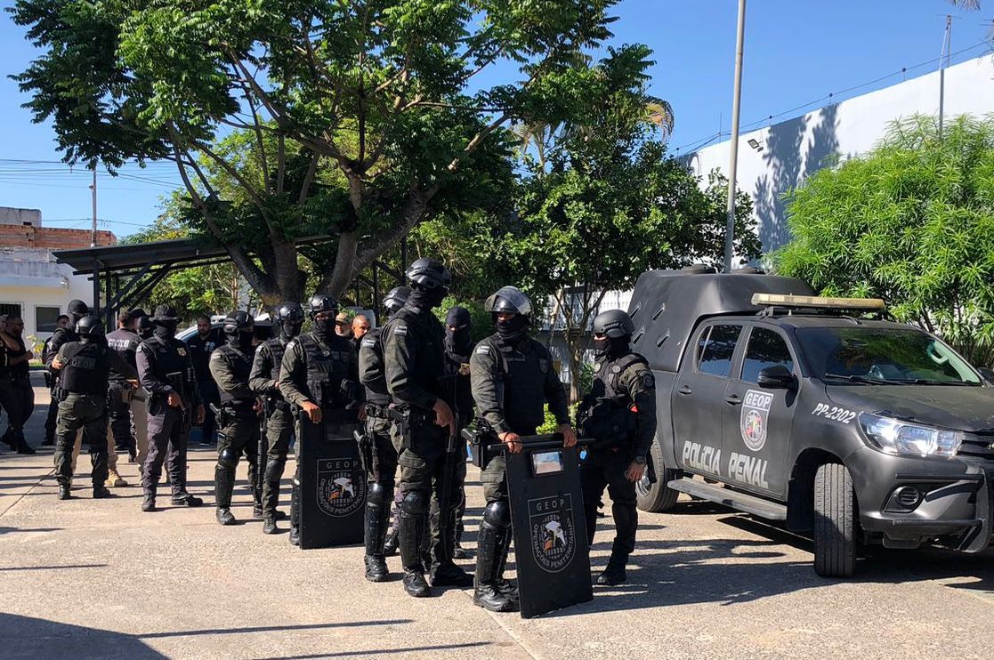 Seap apreende celulares durante a Operação Mute no Conjunto Penal de Teixeira de Freitas