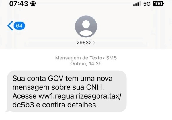 Associação faz alerta a motoristas sobre golpe da CNH suspensa