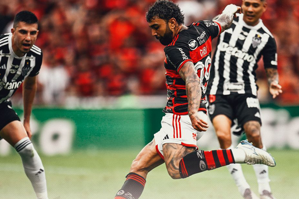 Copa do Brasil: Flamengo faz 3 a 1 no Atlético-MG em 1º jogo da final