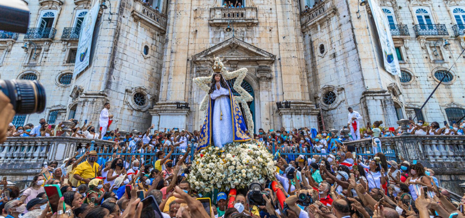 Padroeira da Bahia: Fiéis se reúnem para celebrar dia de Nossa Senhora da Conceição da Praia