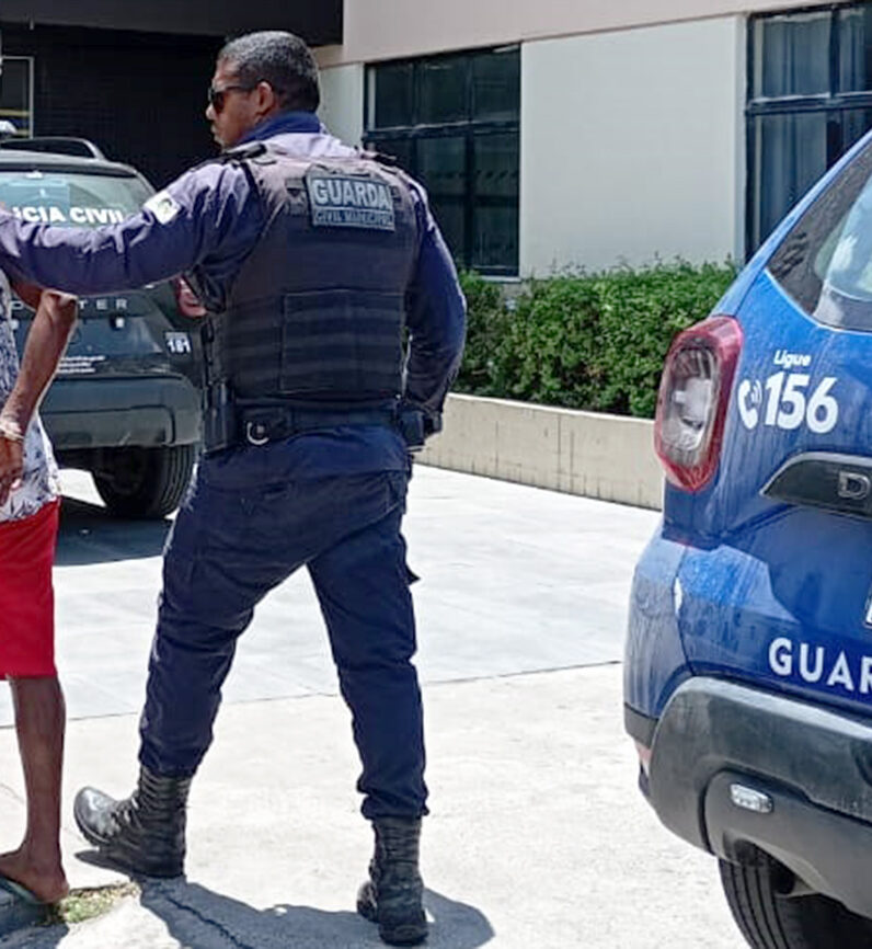 Guarda Municipal prende homem em flagrante por roubo de celular