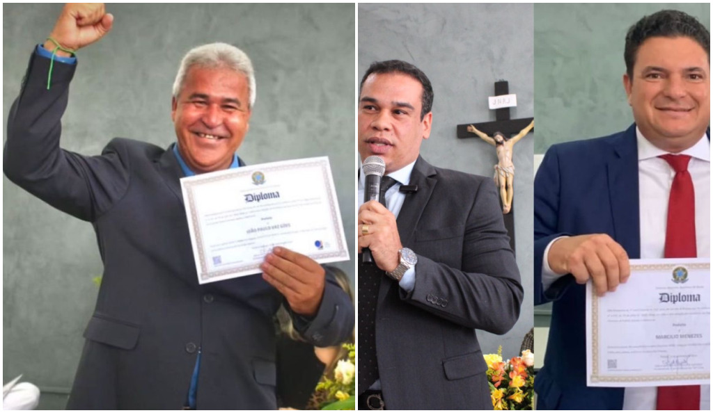 Prefeitos de Coração de Maria, Pedrão e Teodoro Sampaio são diplomados