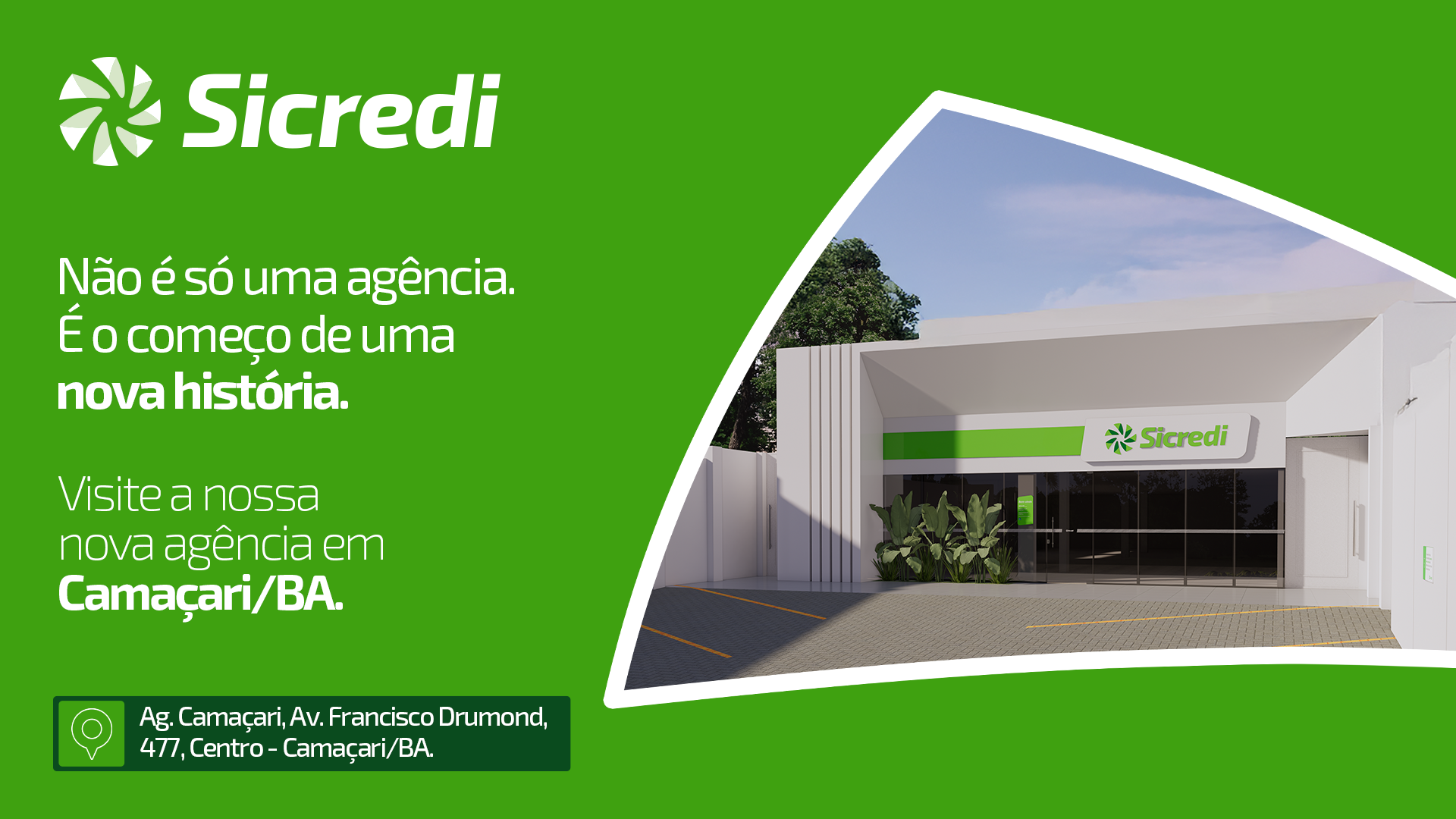 Sicredi Centro-Sul MS/BA inaugura agência em Camaçari e amplia investimentos na Bahia