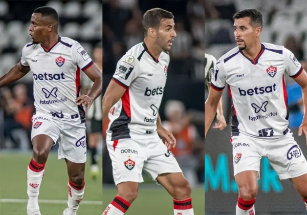 Vitória renova contrato com Cáceres, Carlos Eduardo, Ricardo Ryller e Willian Oliveira