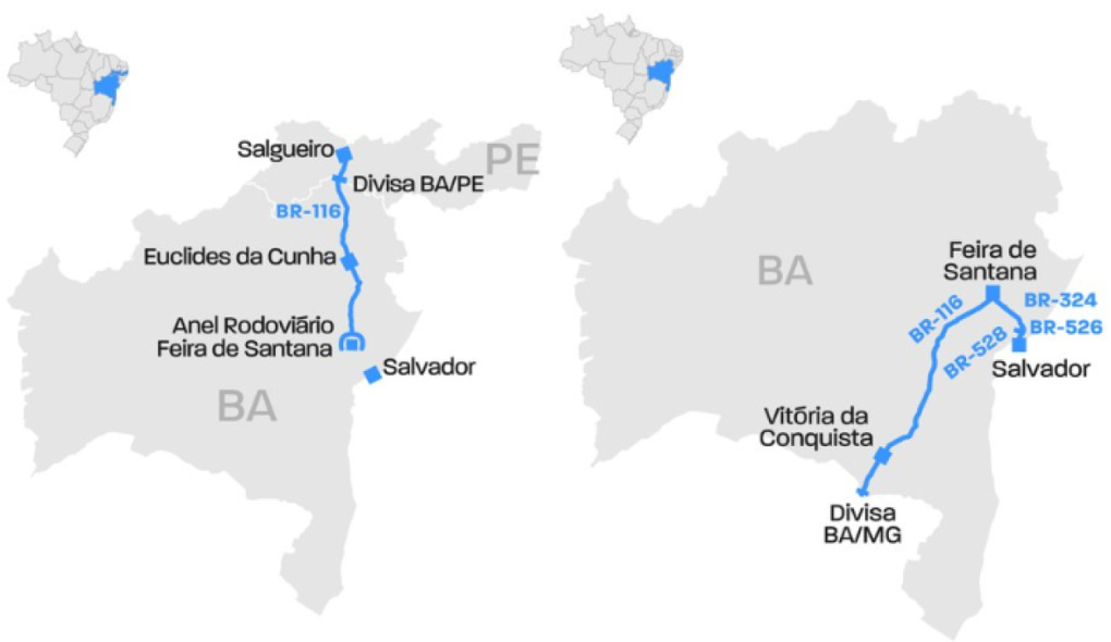 Feira de Santana no centro dos investimentos do Novo PAC para infraestrutura rodoviária