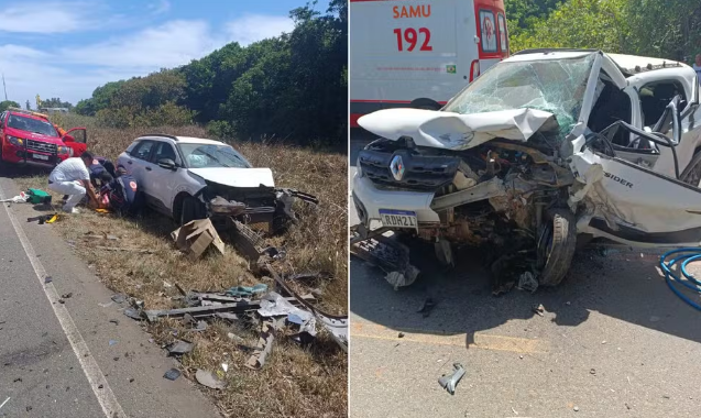 Policial militar morre e outras duas pessoas ficam feridas após batida entre carros no sul da Bahia