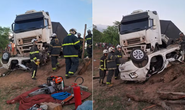 Sobrevivente de batida com seis mortes ficou preso entre as ferragens por 6h