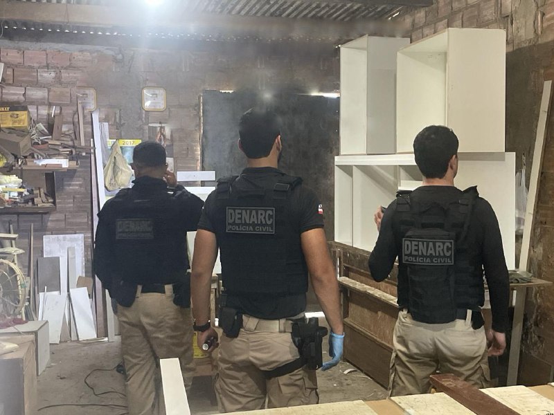 Polícia Civil desativa laboratório de drogas e cumpre mandados durante Operação Proteger