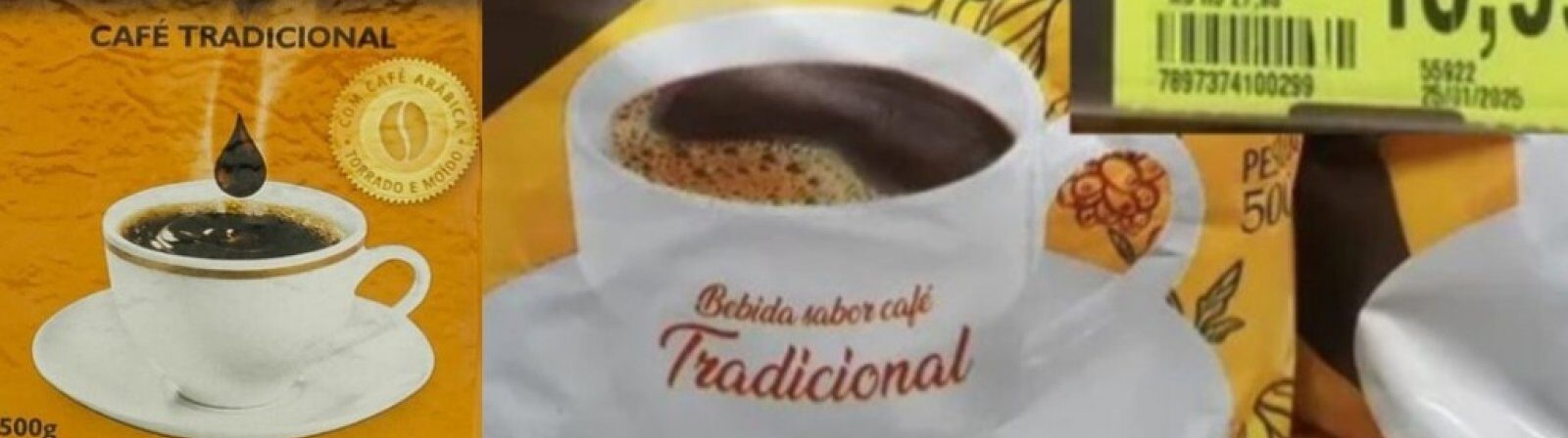 Governo apreende produtos suspeitos de serem ‘café fake’