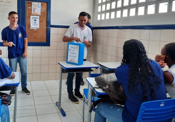 Eleição de líderes estudantis na rede estadual começa na próxima segunda-feira