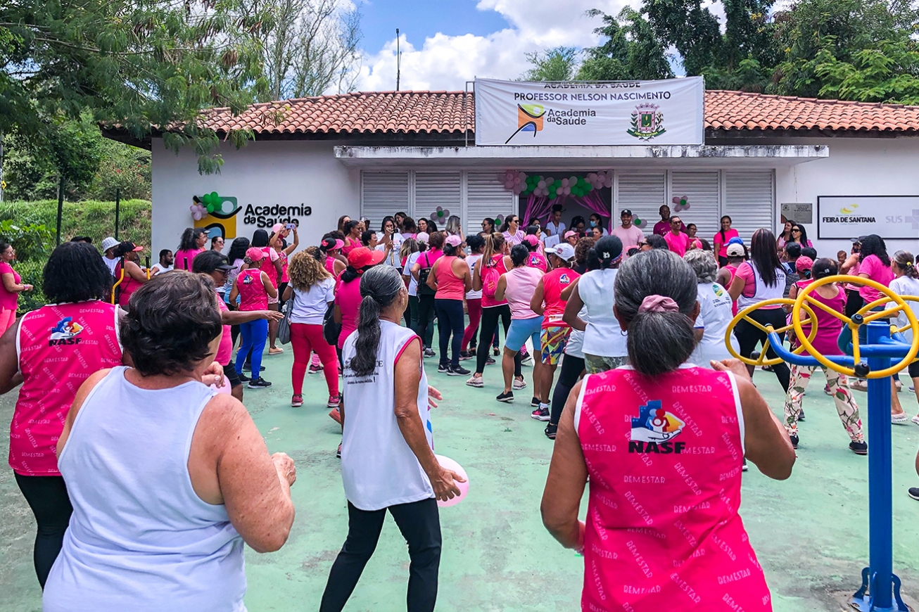 Academia da Saúde promove ação de combate à obesidade