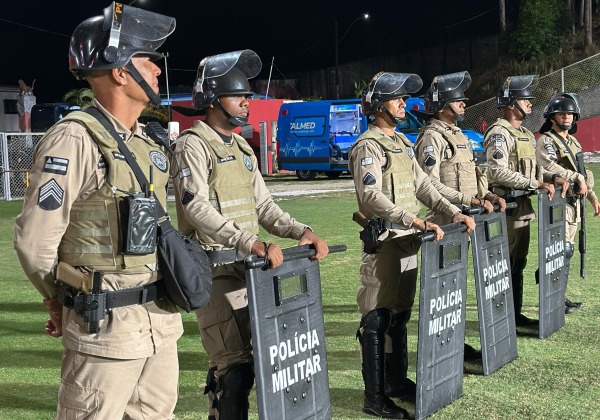 Ba-Vi decisivo terá reforço de 476 policiais militares no domingo (23)