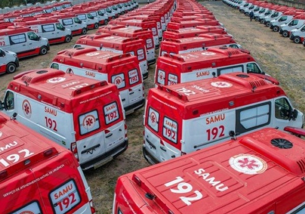 Estado ganha 12 novas ambulâncias do Samu para ampliação do serviço