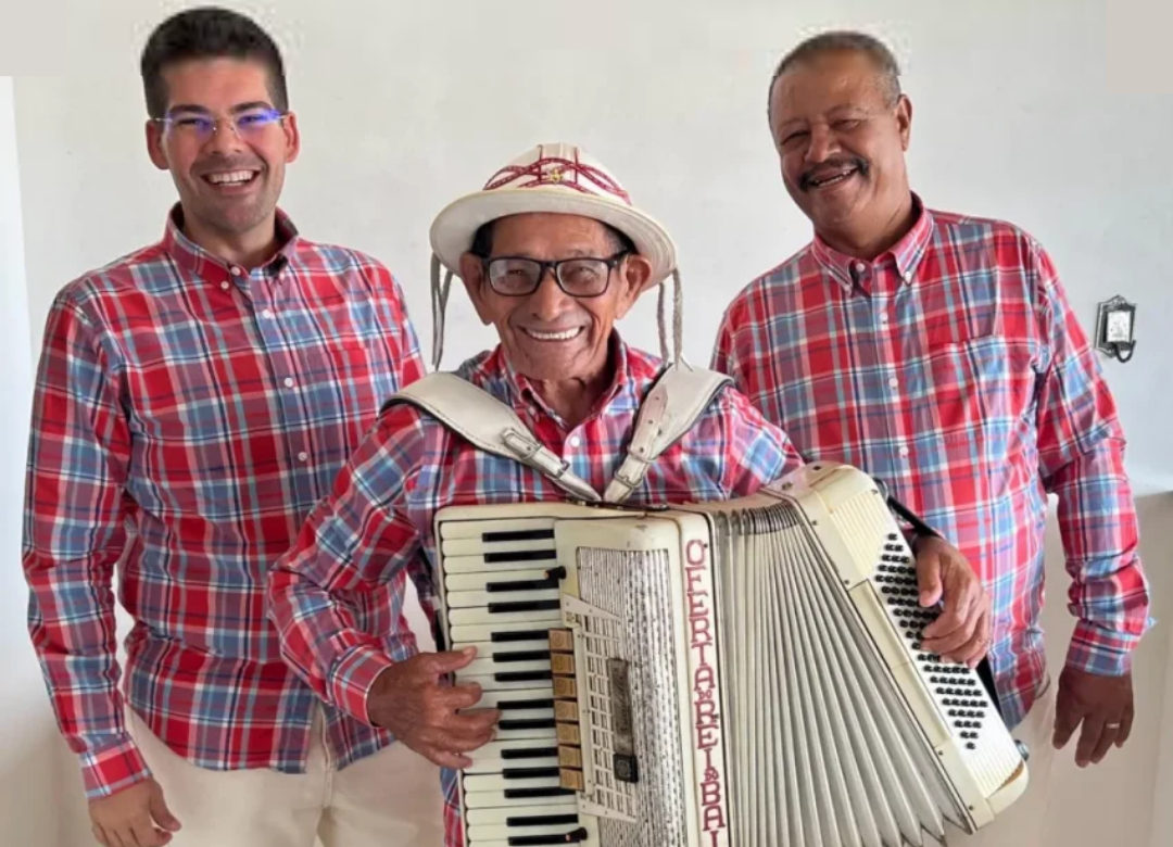 Os Bambas do Nordeste comemoram 50 anos de carreira no Festival dos Sanfoneiros de Feira de Santana