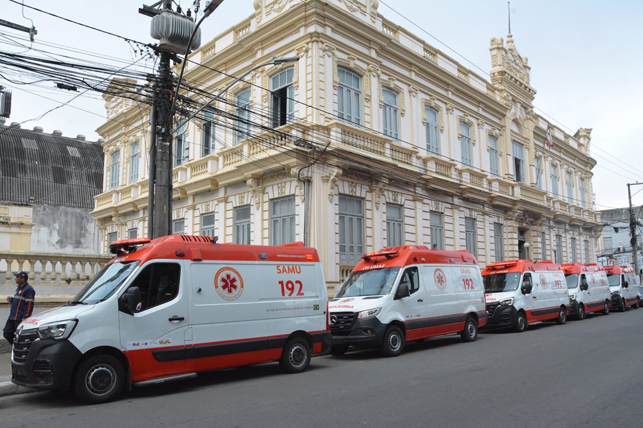 Frota do SAMU ganha reforço com sete novas ambulâncias