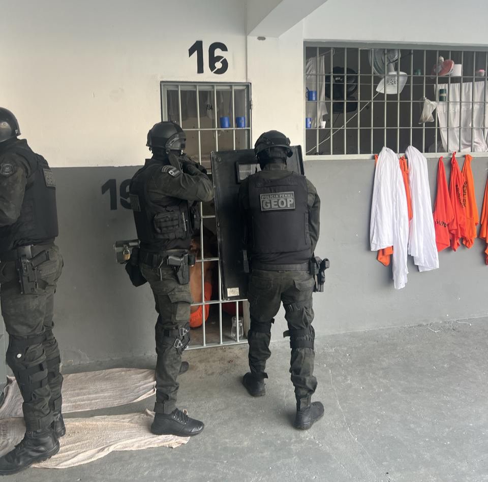 Seap deflagra Operação Conjunta na Unidade Prisional de Eunápolis