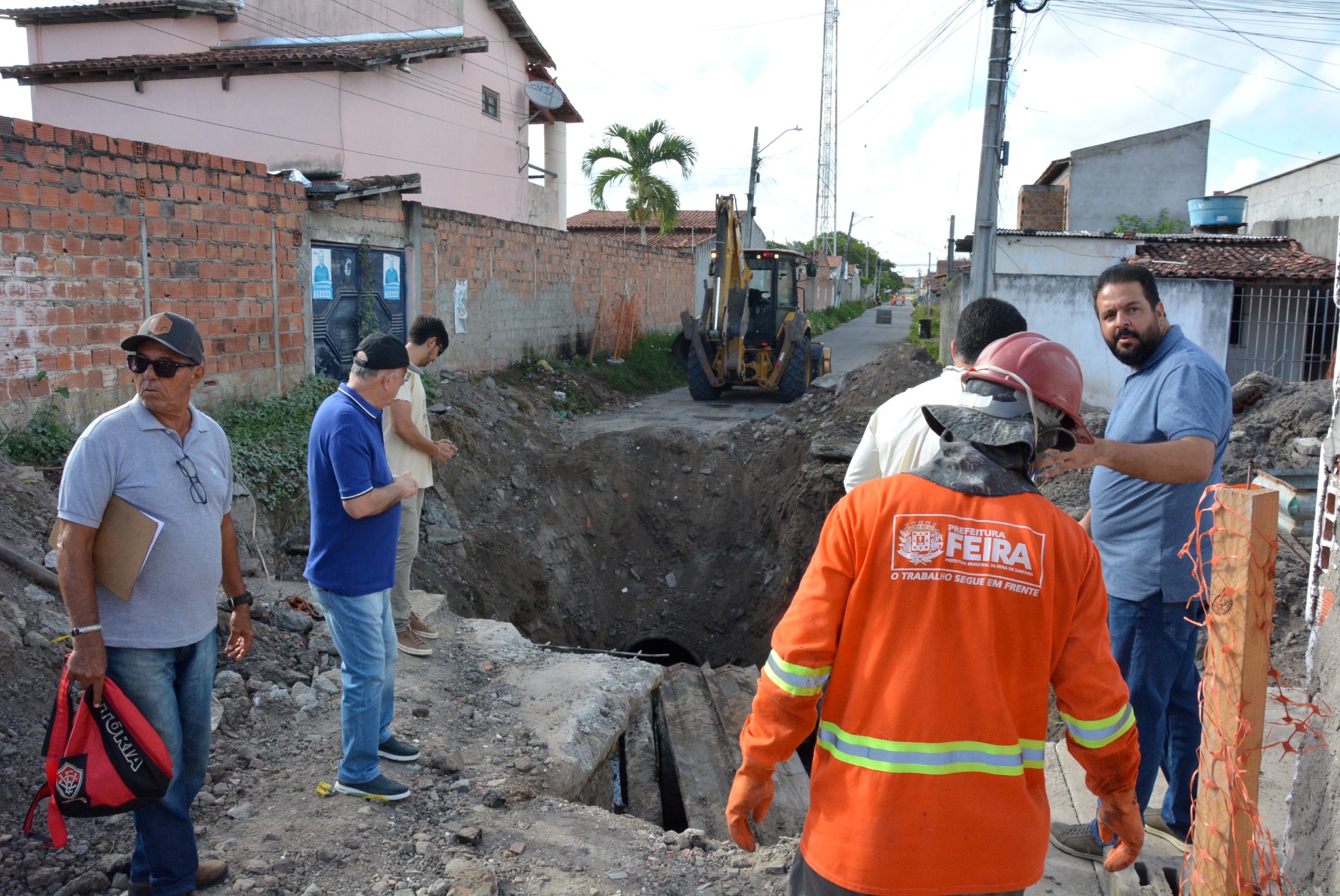 SOMA realiza vistoria técnica de pontos de erosão e alagamentos nos distritos de Feira