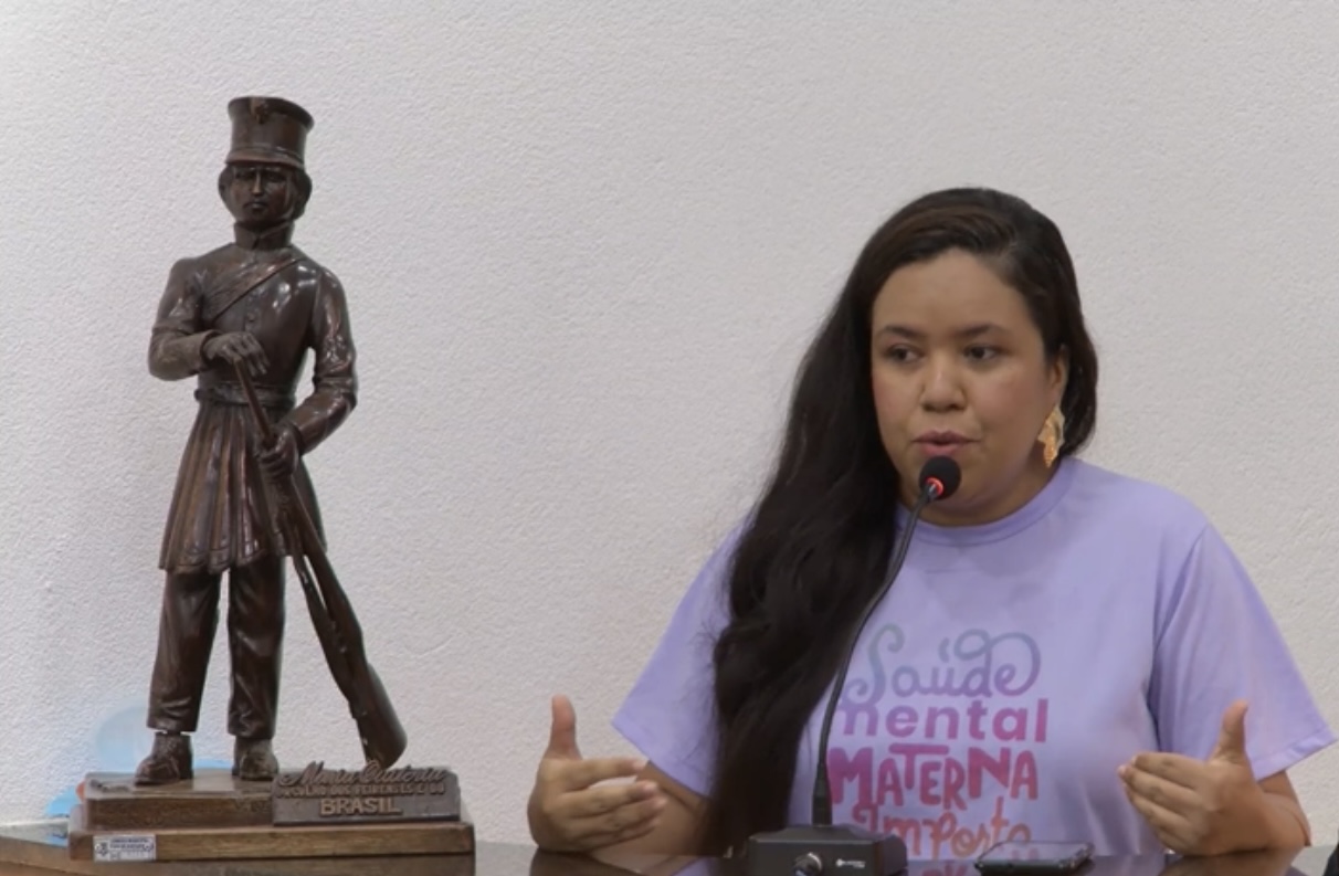 Saúde mental materna ganha destaque na Tribuna Livre da Câmara de Feira de Santana
