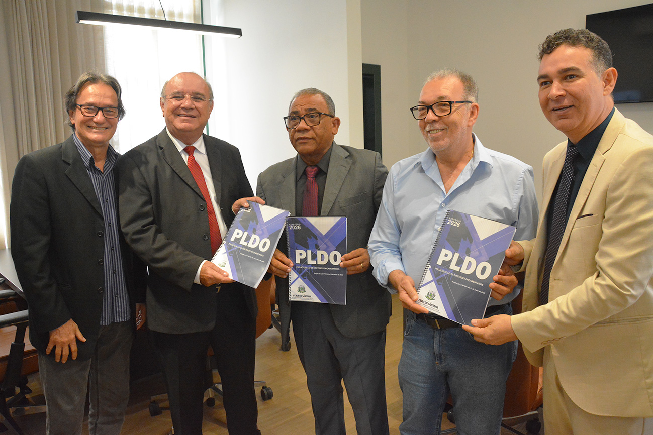 LDO chega à Câmara de Vereadores e presidente promete celeridade na análise