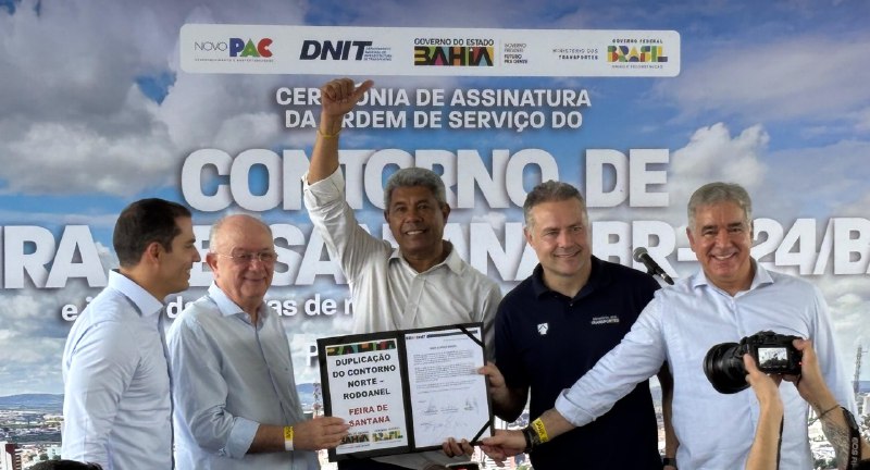 Nova etapa do anel viário de Feira de Santana inclui viadutos, iluminação e ciclovias