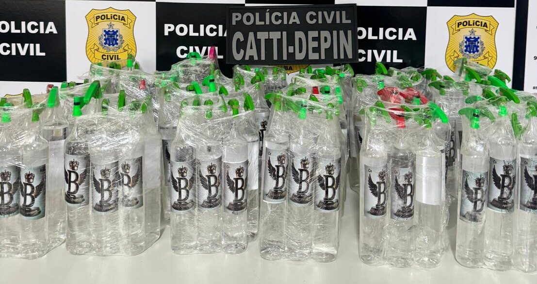 Polícia Civil apreende nova encomenda de “lança perfume” destinada à venda na Micareta de Feira