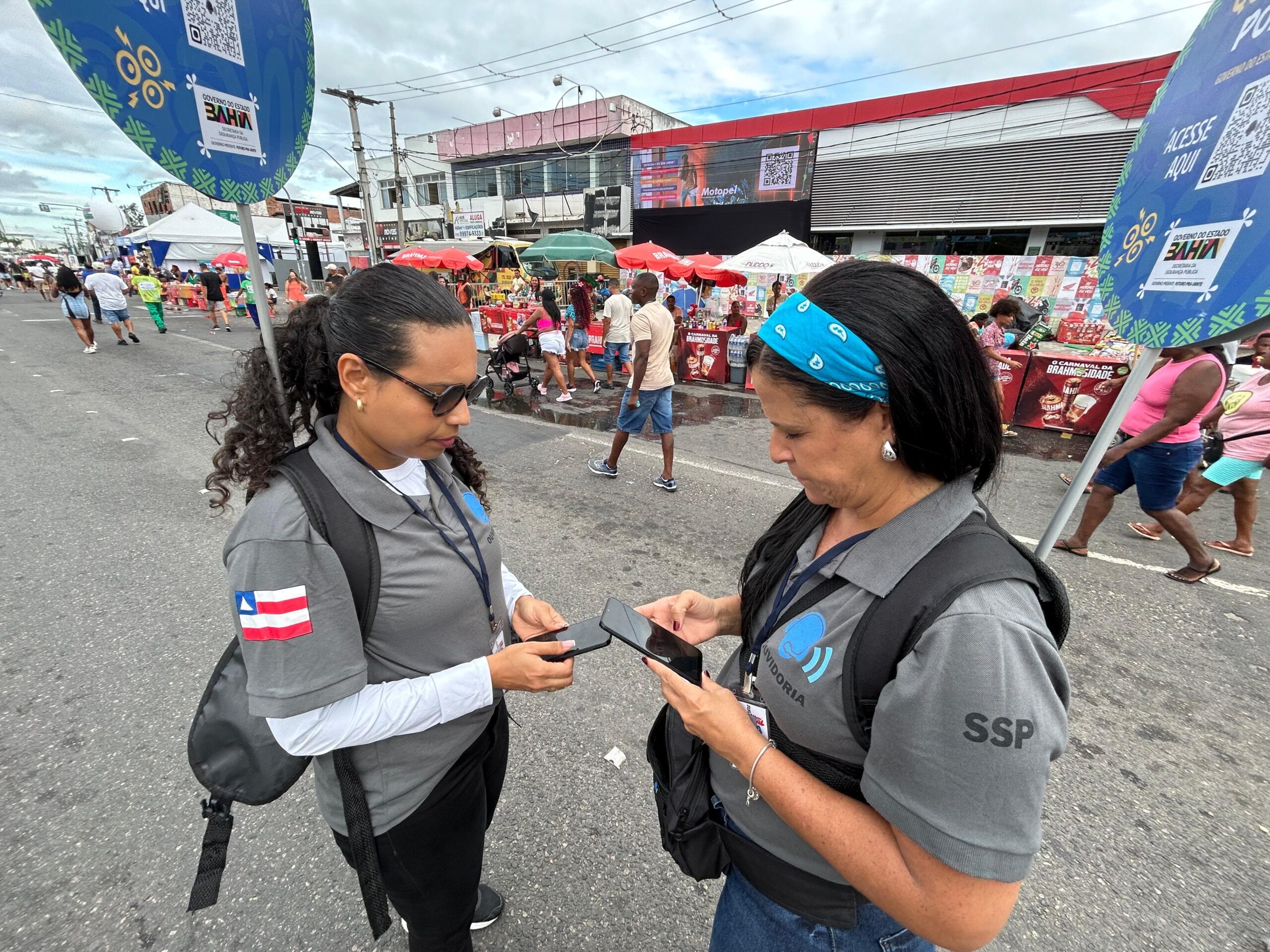 Ouvidoria da SSP realiza pesquisa na Micareta de Feira 2025