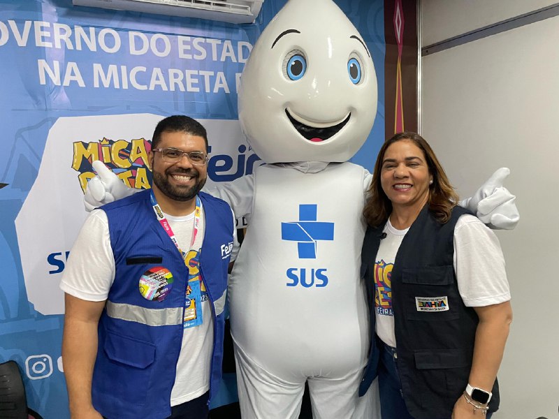 Rodrigo Matos e Roberta Santana visitam unidade de pronto atendimento no circuito Maneca Ferreira