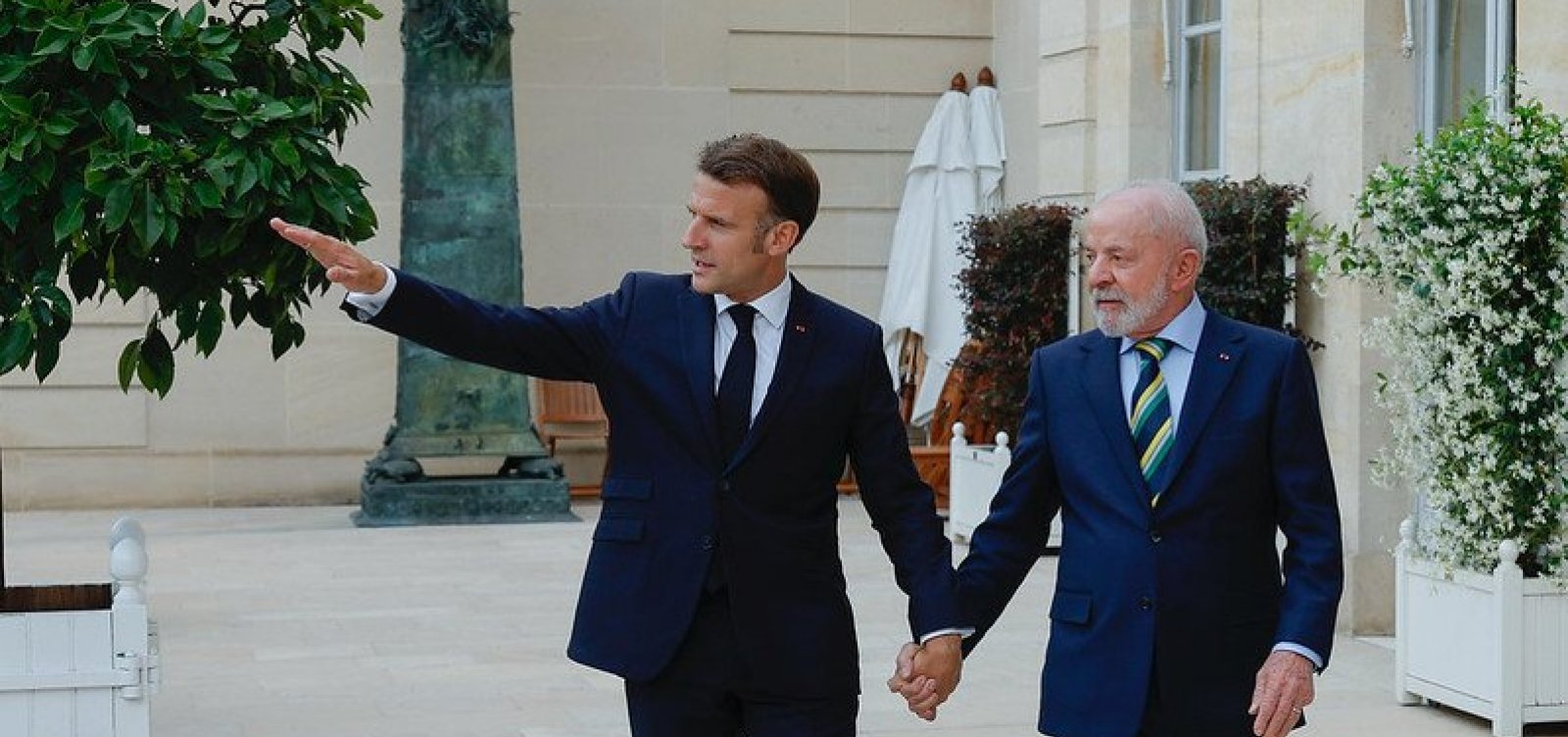 Lula pede apoio de Macron para concluir acordo entre União Europeia e Mercosul