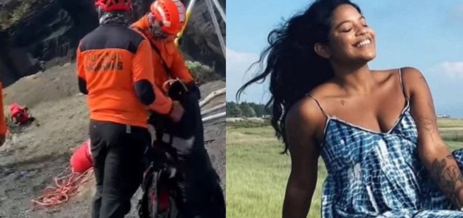 Corpo de Juliana Marins é içado de vulcão na Indonésia