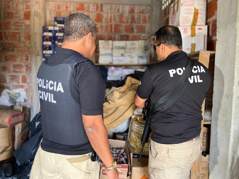 Polícia Civil inicia a Operação em Chamas contra o comércio irregular de fogos de artifício em Feira de Santana