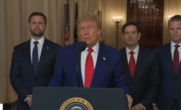 “Paz ou tragédia”; Trump se pronuncia sobre ataques dos EUA às instalações do Irã