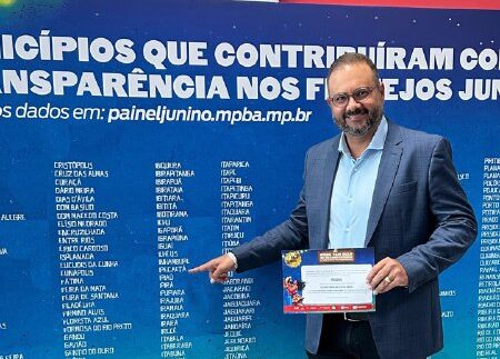 Ipecaetá é contemplada com o Selo Transparência nos Festejos Juninos 2025