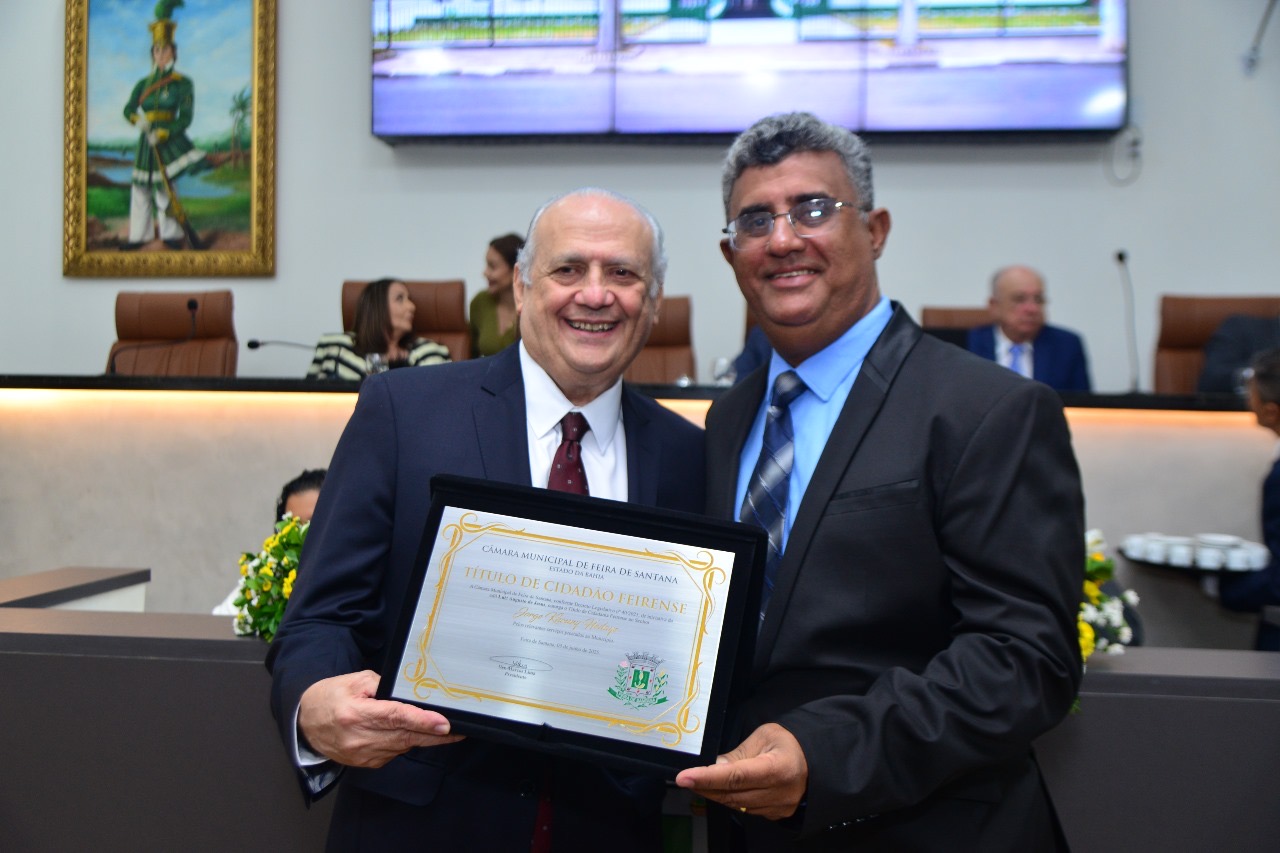 Superintendente do Sebrae Bahia é o mais novo cidadão feirense