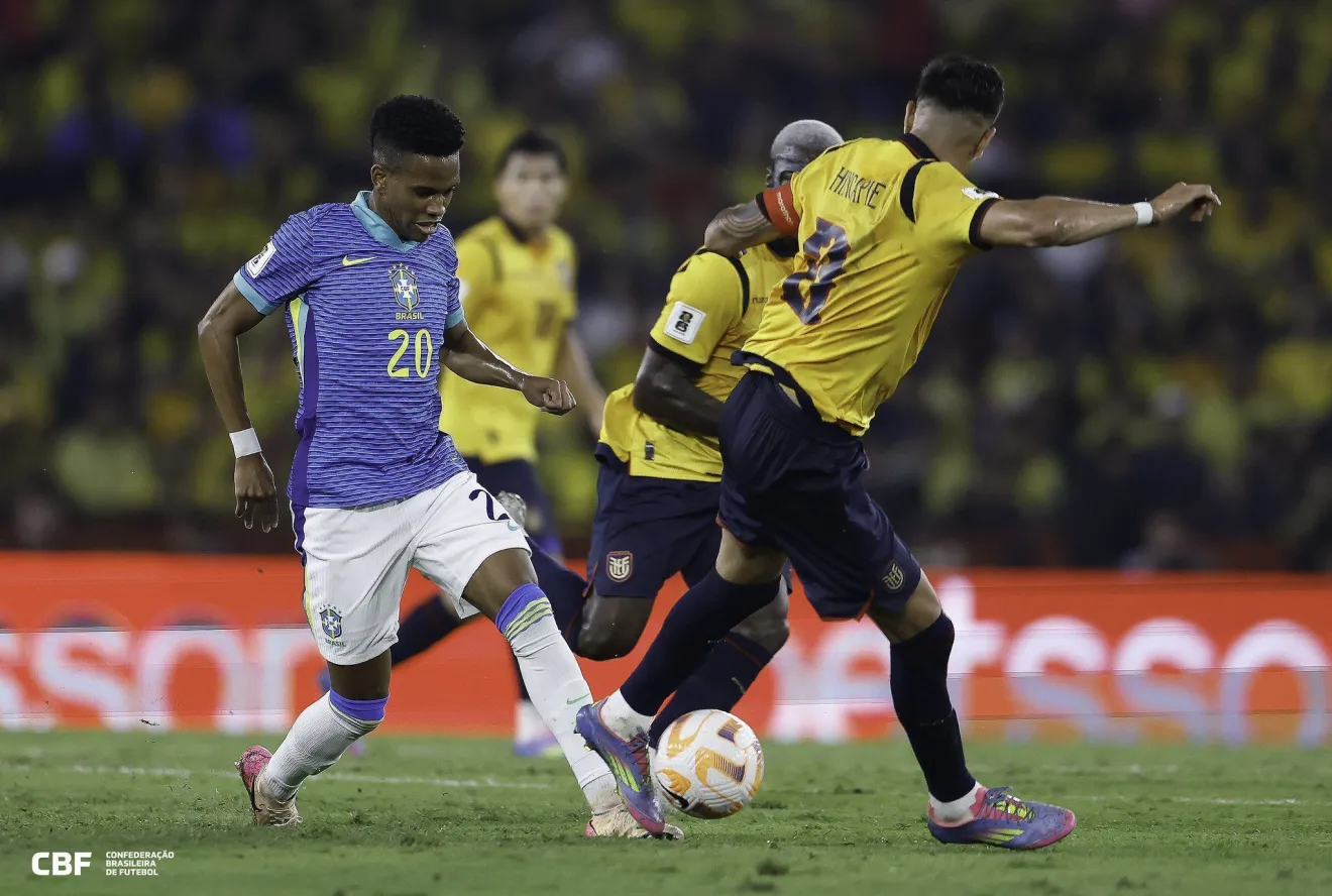 Brasil fica no empate sem gols com o Equador na estreia de Ancelotti
