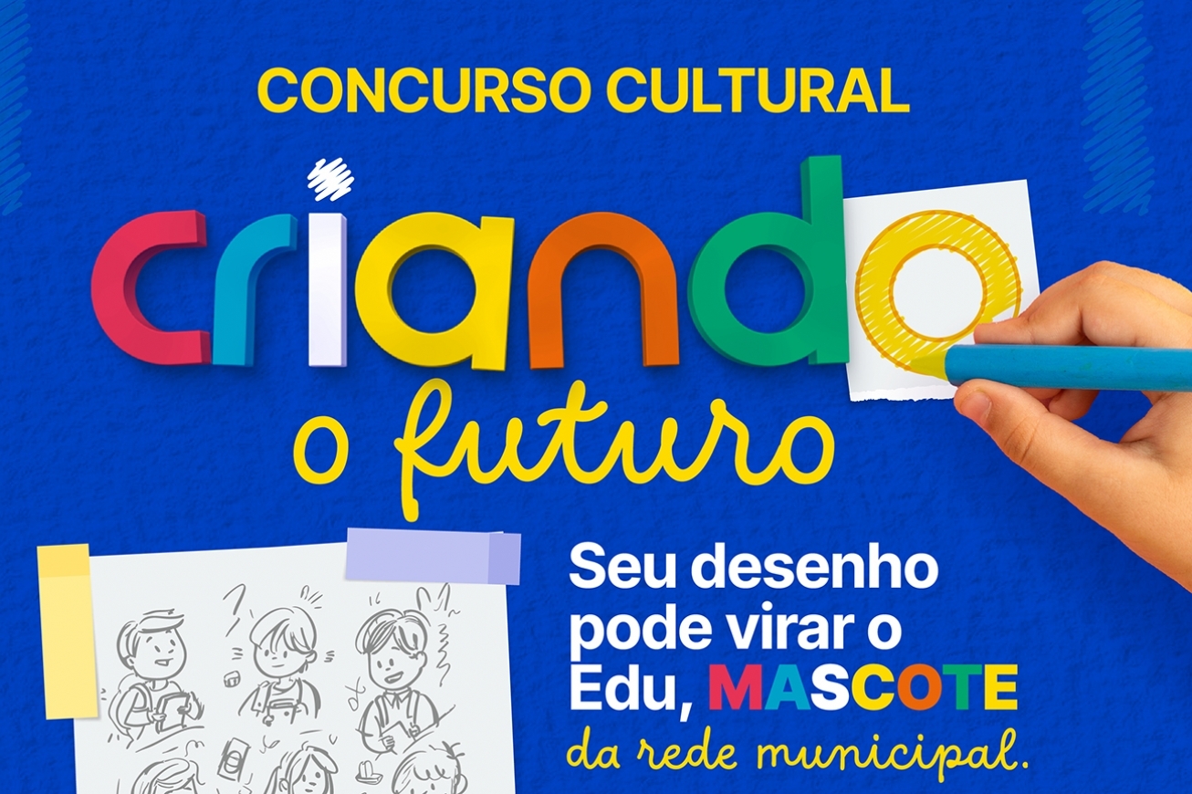 Educação prorroga inscrições para concurso de desenho do mascote da rede municipal