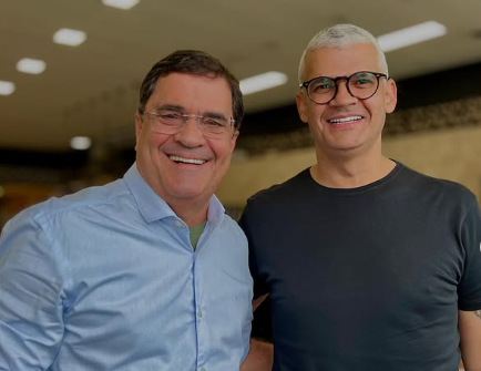 Angelo Almeida e Pablo Roberto discutem estratégias para o desenvolvimento de Feira de Santana