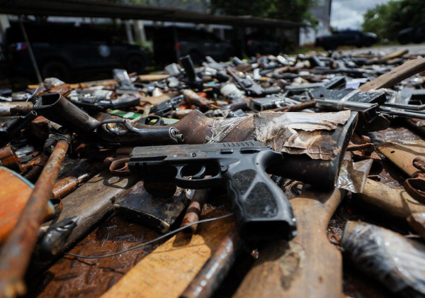 Número de armas apreendidas na Bahia cresce 18% no 1º semestre, diz SSP