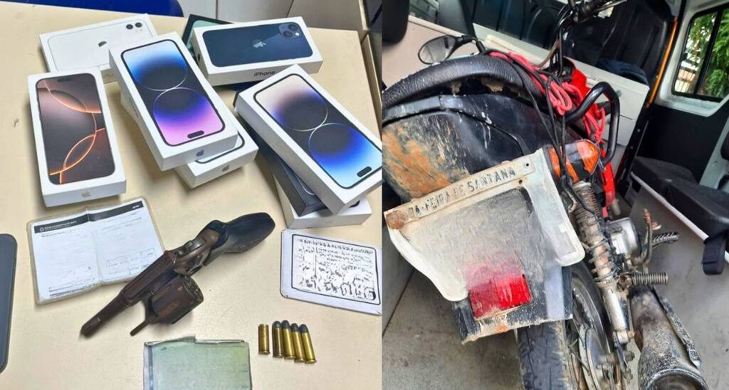 PM da reserva é baleado em assalto a loja no centro de Feira; dois suspeitos são presos