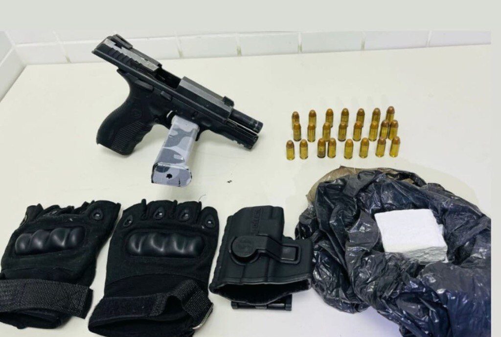 Troca de tiros no bairro Santa Mônica 2 termina com apreensão de pistola e cocaína