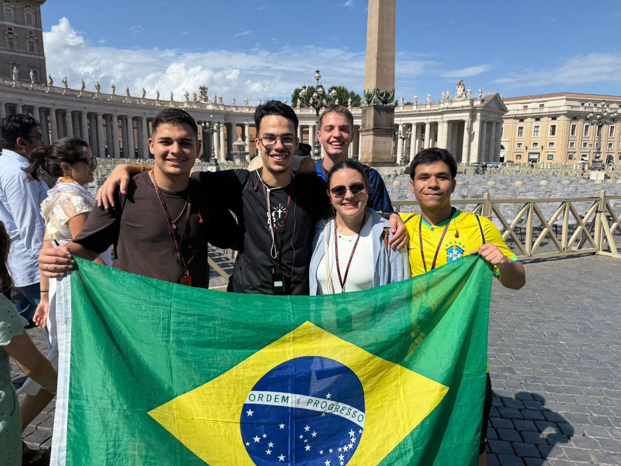Jovens paulistas vivem experiência de fé no Jubileu 2025 em Roma