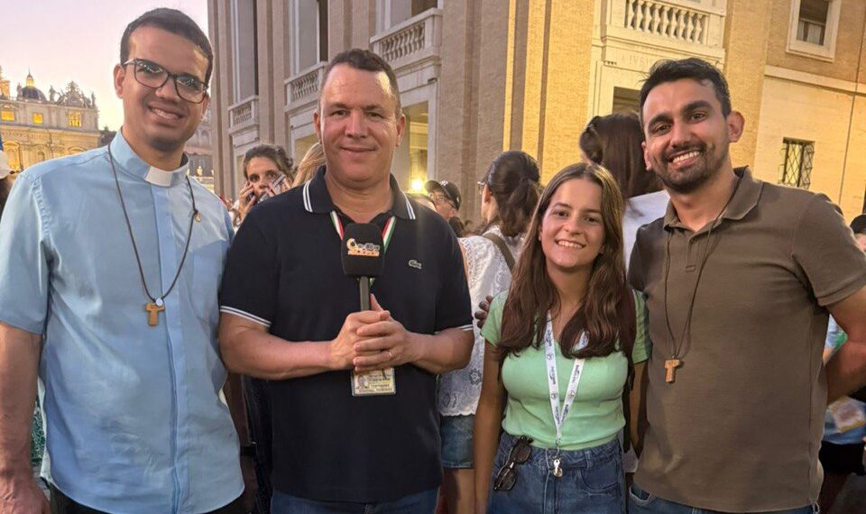 Nordestinos se emocionam com presença do Papa Leão XVI na abertura do Jubileu dos Jovens em Roma