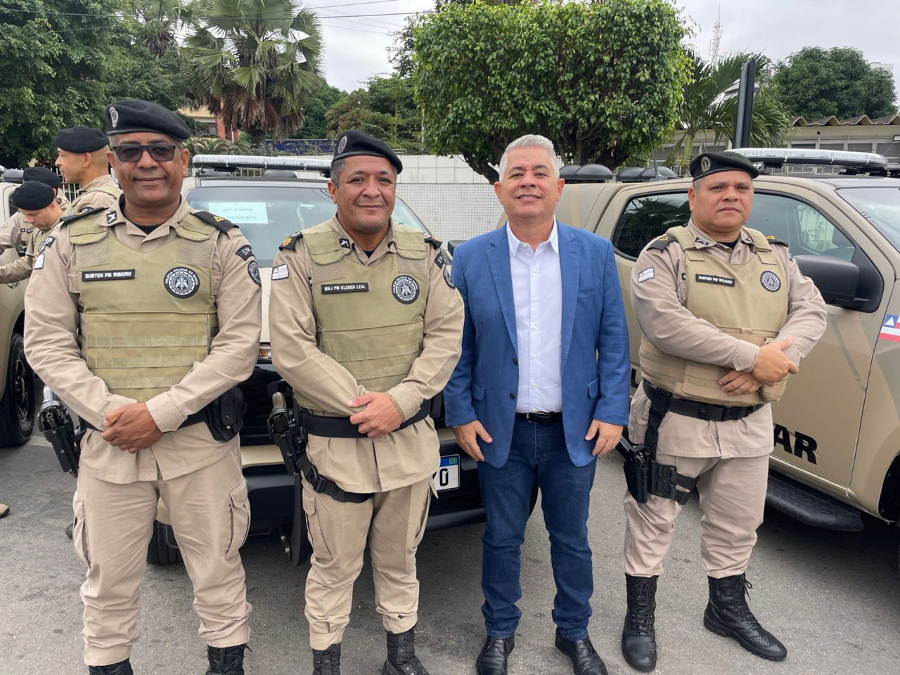 Anguera recebe nova viatura e prefeito destaca avanços na segurança pública com apoio do Governo do Estado