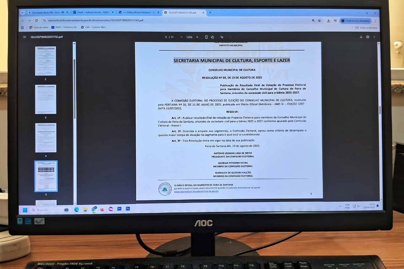 Secel divulga votação para Conselho da Cultura