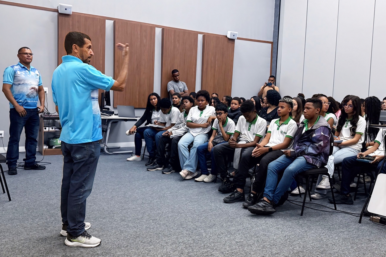 Alunos de escolas municipais participam de seminário sobre educação ambiental
