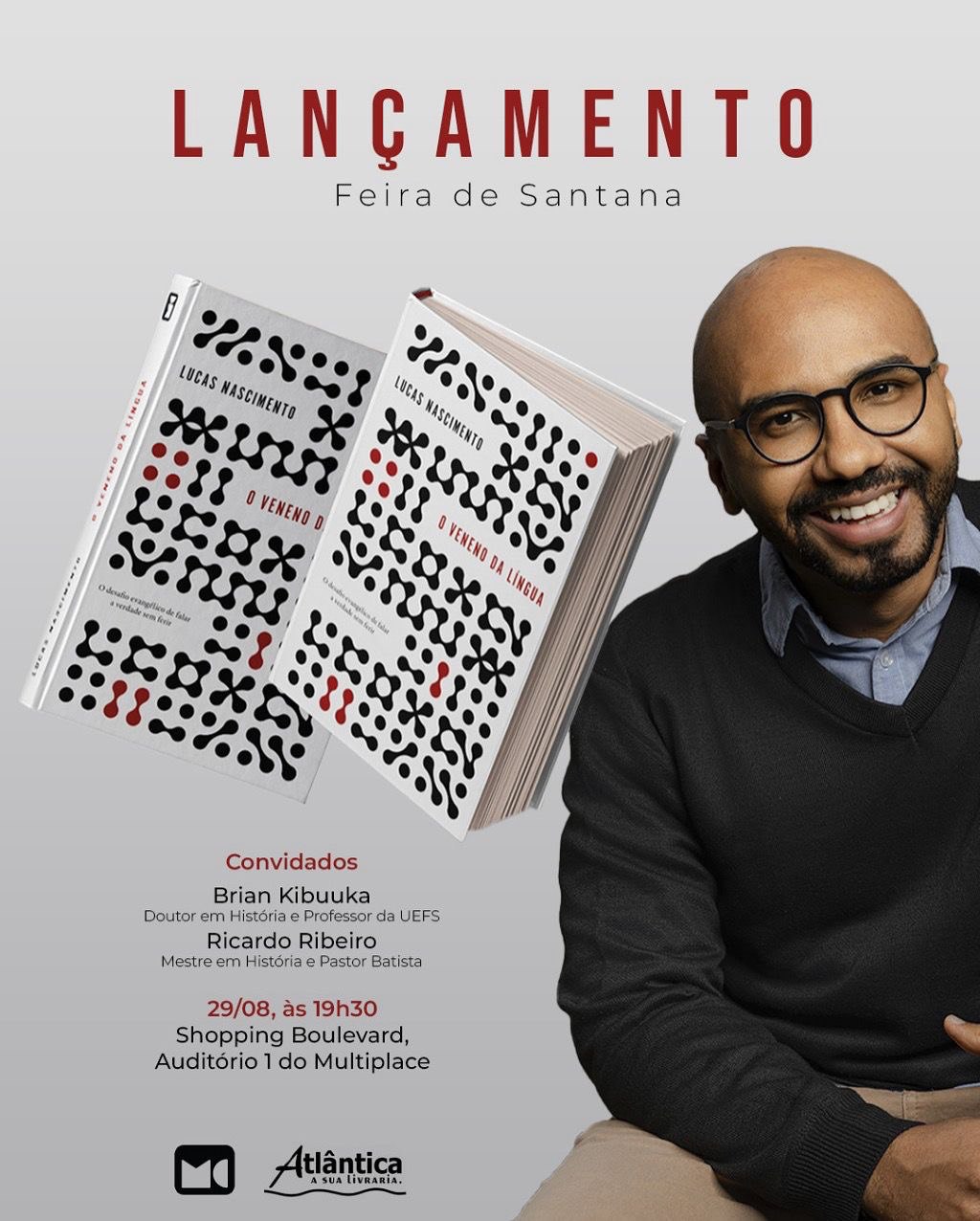 Lucas Nascimento lança livro “O Veneno da Língua”