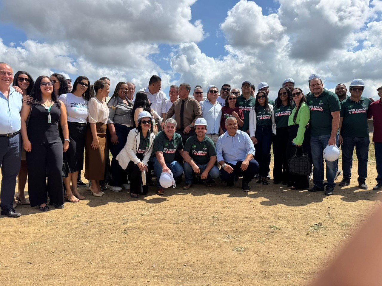 Comitiva do MEC visita obras do IF Baiano em Santo Estêvão e prevê entrega para 2026