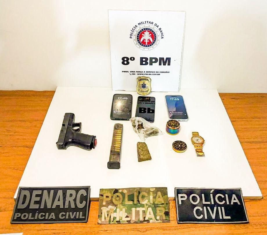 Forças Estaduais e Federal alcançam homicida que se exibia armado nas redes sociais